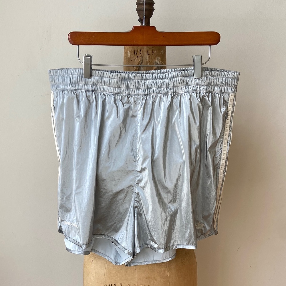 adidas Wales Bonner WB Silver Metallic Shorts 
NWT size XL